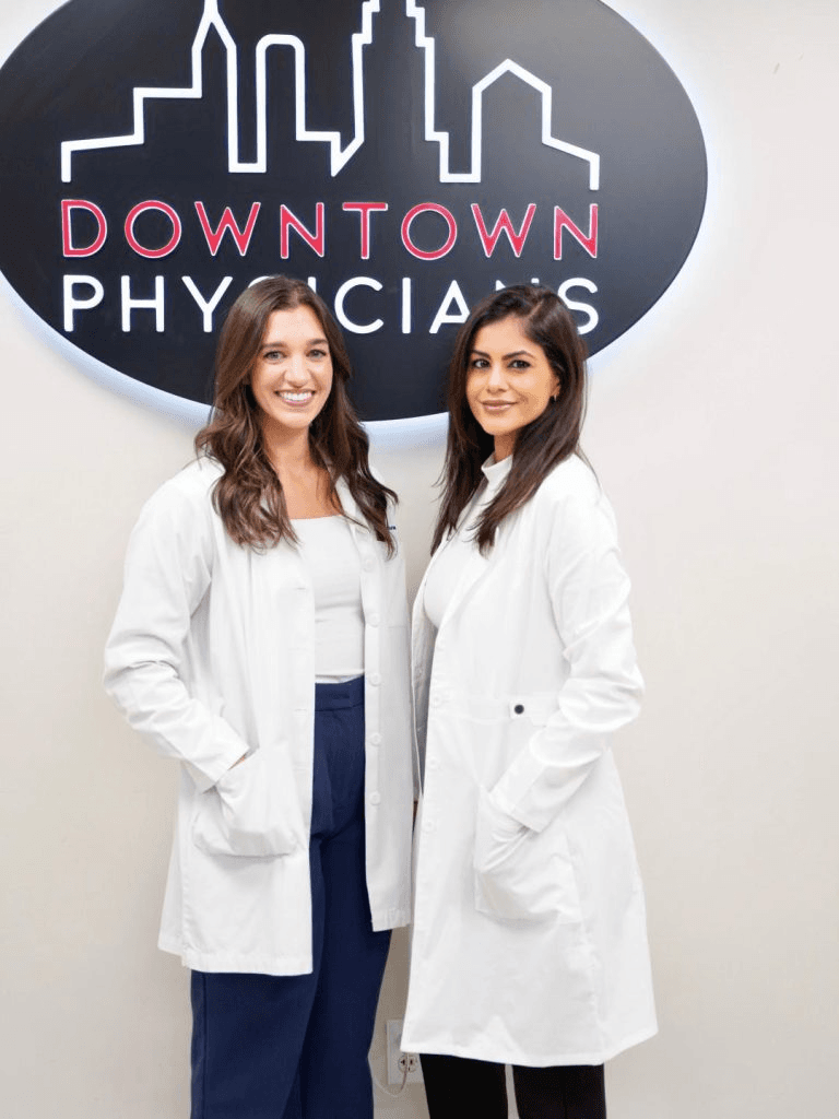 Dr. Marisa Giustiniano and Dr. Madhuri Mehta