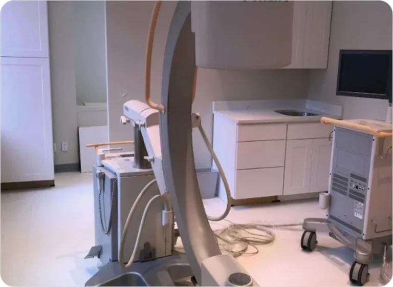 Doctor reviewing a foot and ankle X-ray